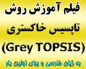 فیلم آموزش روش تاپسیس خاکستری (فاصله ای) grey interval TOPSIS